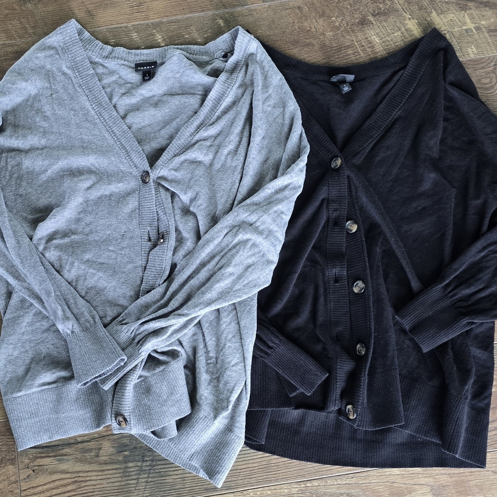 2 Torrid Cardigans, Size 1